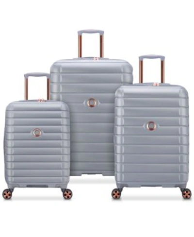 Delsey Meteor Hardside Spinner Luggage Collection Created For Macys In Harbor Grey