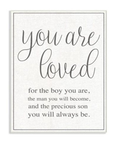 Shop Stupell Industries You Are Loved Wall Plaque Art Collection In Multi