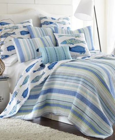 Shop Levtex Catalina Coastal Quilt Sets In Blue