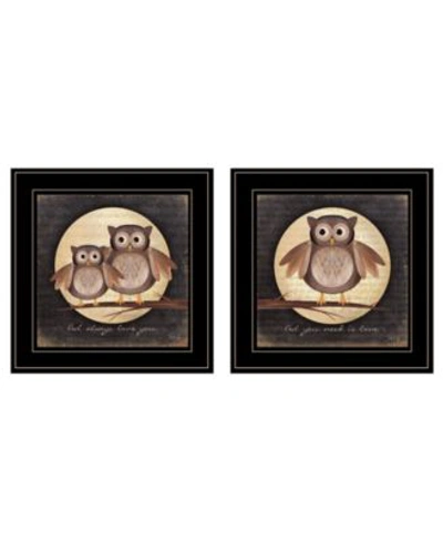 Shop Trendy Decor 4u Owl Always Love Need You 2 Piece Vignette By Marla Rae Collection In Multi