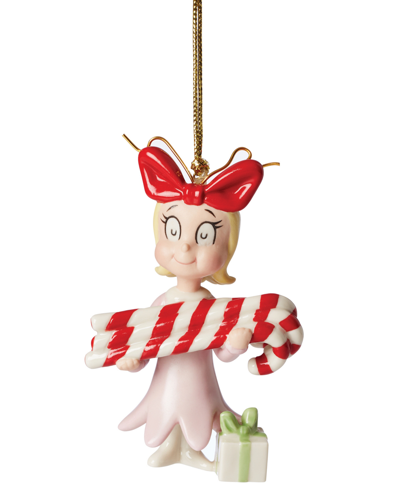 Shop Lenox Cindy Lou Who Ornament In Ivory