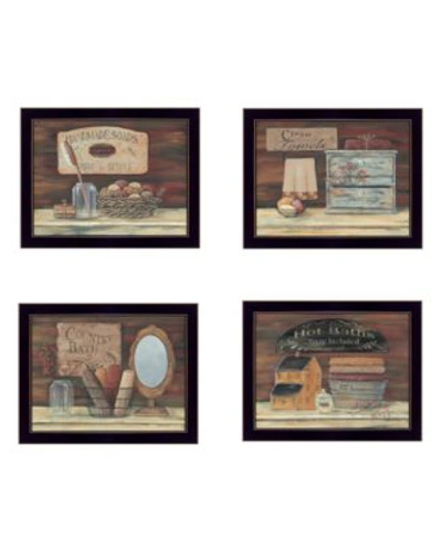 Shop Trendy Decor 4u Bathroom Collection Ii 4 Piece Vignette By Pam Britton Frame Collection In Multi