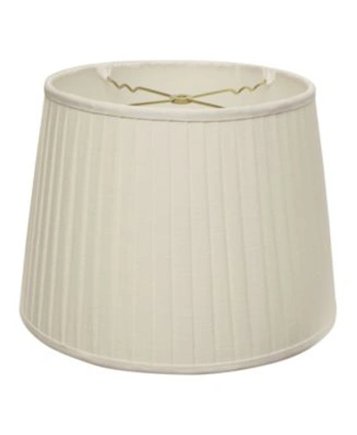 Shop Macy's Cloth Wire Slant Modified Empire Linen Side Pleat Softback Lampshade Collection In White