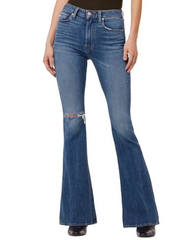 Shop Hudson Women's Holly High-rise Flare-leg Jeans In Gravity