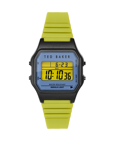 Shop Ted Baker Unisex Ted 80's Green Resin Bracelet Watch 35.5mm
