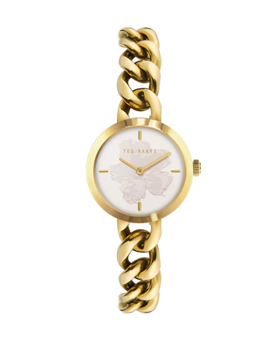 Shop Ted Baker Women's Maiisie Gold-tone Stainless Steel Bracelet Watch 28mm