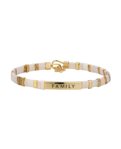 Shop Unwritten 14k Gold Flash-plated "family" Tree Charm Bangle Bracelet