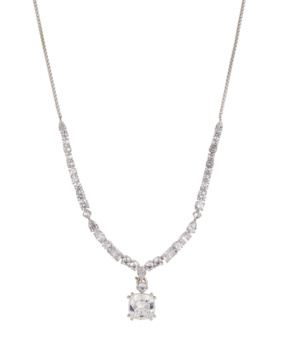 Shop Eliot Danori Statement Drop Necklace In Silver-tone