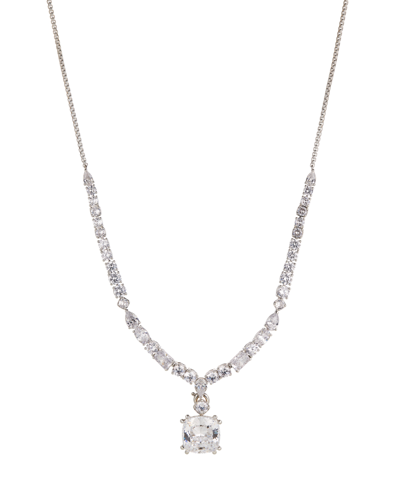Eliot Danori Statement Drop Necklace In Silver-tone In Silver-tone