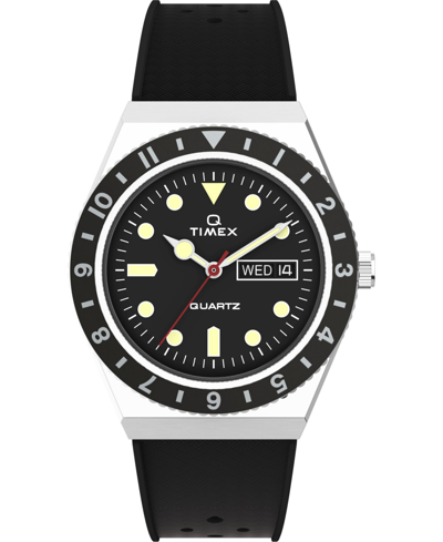 Shop Timex Men's Q Diver Black Synthetic Watch 38mm