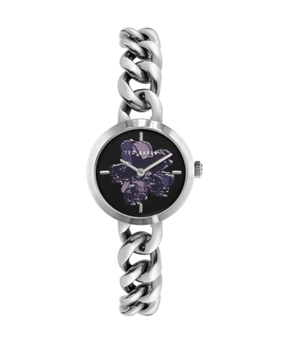 Shop Ted Baker Women's Maiisie Silver-tone Stainless Steel Bracelet Watch 28mm
