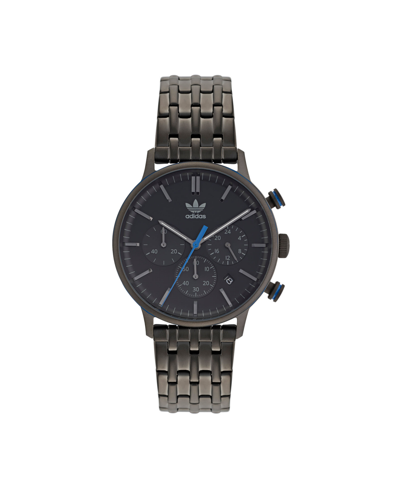 Shop Adidas Originals Unisex Chrono Code One Chrono Gunmetal Gray Stainless Steel Bracelet Watch 40mm