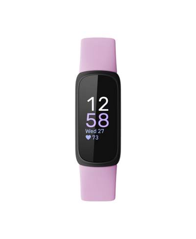 Fitbit Inspire 3 Lilac Bliss Wellness Tracker Watch, 19.5mm In Lilac Bliss
