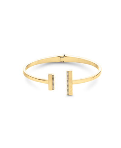 Shop Calvin Klein Women's Carnation Gold-tone Bangle Bracelet