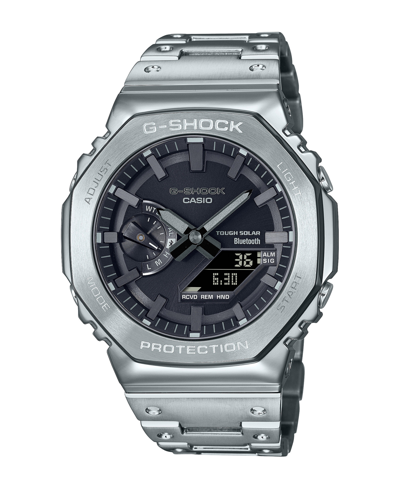 Shop G-shock Men's Silver-tone Stainless Steel Bracelet Watch, 44.4mm, Gmb2100d-1a
