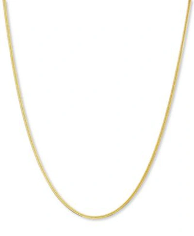 Shop Giani Bernini 18 20 Herringbone Chain Necklaces In 18k Gold Plated Sterling Silver Sterling Silver C
