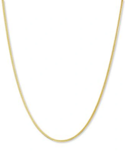 Giani Bernini 18 20 Herringbone Chain Necklaces In 18k Gold Plated Sterling Silver Sterling Silver Created For Mac In Silver