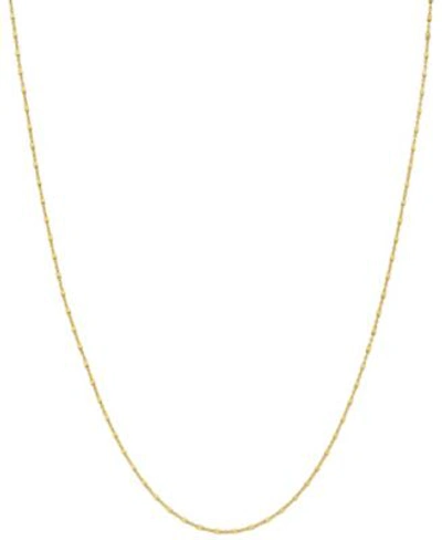 Shop Giani Bernini Square Bead Fancy Link Chain Necklace Collection In Sterling Silver 18k Gold Plated St