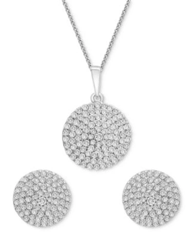 Shop Wrapped In Love Diamond Circle Jewelry Collection In 14k White Gold Created For Macys