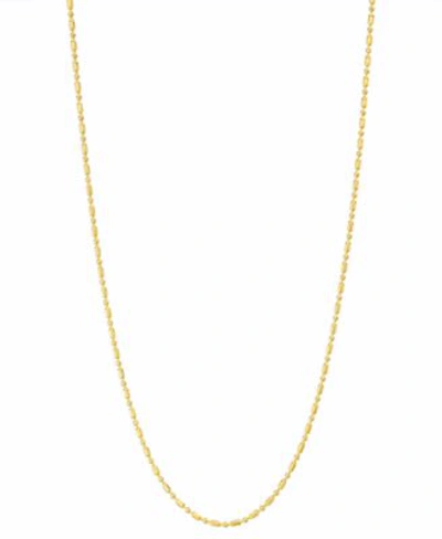 Macy's 14k Gold Necklace 18 24 Dot Dash Chain In Yellow Gold