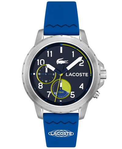 Shop Lacoste Men's Endurance Blue Silicone Watch Strap Watch 44mm