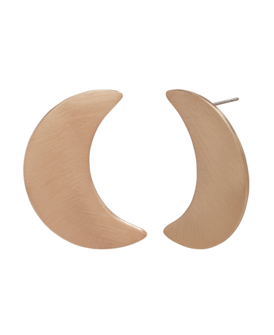 Shop Robert Lee Morris Soho Women's Moon Post Earrings In Gold-tone