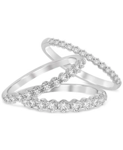 Shop Macy's Diamond Band Collection In 14k Gold Or White Gold