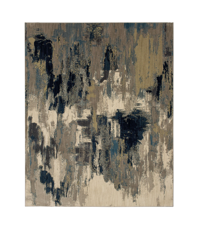 Karastan Elements Orphic Area Rug, 8' X 11' In Indigo