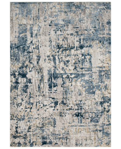 Surya Quatro Qua-2303 Denim 6'7" X 9'6" Area Rug In Denim