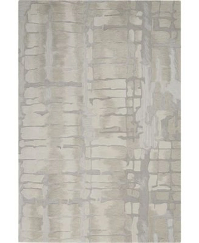 Nourison Symmetry Smm04 Ivory 3'9" X 5'9" Area Rug In Ivory