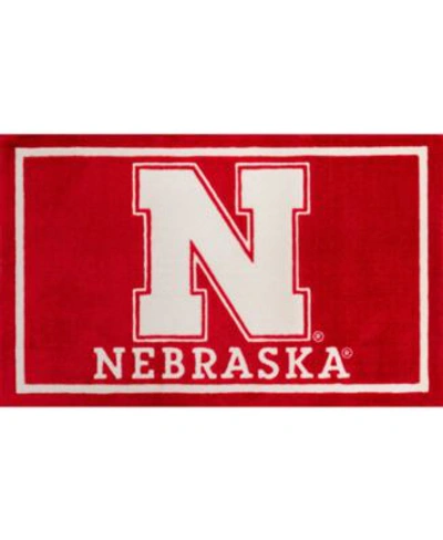 Shop Luxury Sports Rugs Nebraska Colnb Red Area Rug