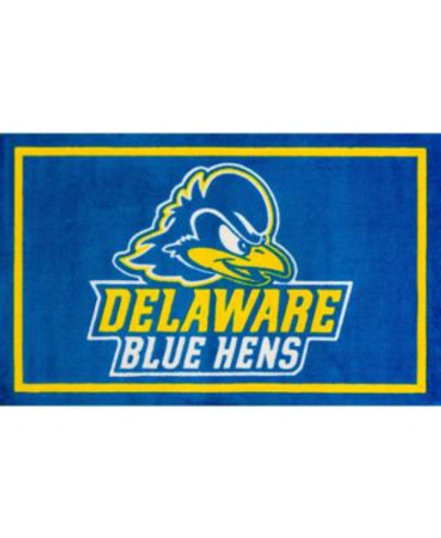 Shop Luxury Sports Rugs Delaware Colde Blue Area Rug