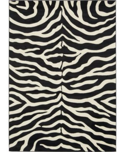 Shop Bayshore Home Maasai Mss5 Area Rug Collection In Black