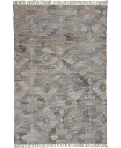 Simply Woven Londyn R0818 Gray Area Rug In Gray