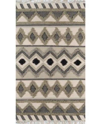 Novogratz Collection Novogratz Indio Ind 4 Sage Area Rug Collection In Sage
