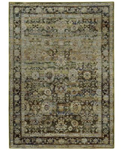 Jhb Design Andorra Sardana Green Area Rugs In Green