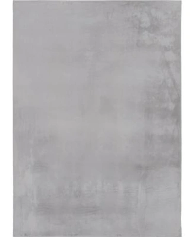 Shop Km Home Closeout  Velvet Touch Simple Area Rug In White