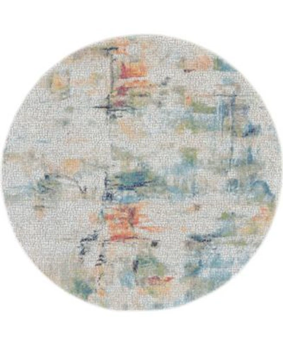 Nourison Ankara Global Anr09 Ivory Rug In Ivory