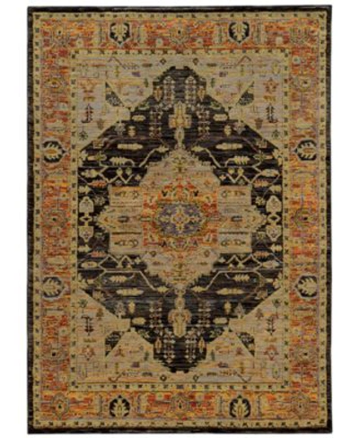 Jhb Design Journey Heriz Gold Area Rugs In Gold