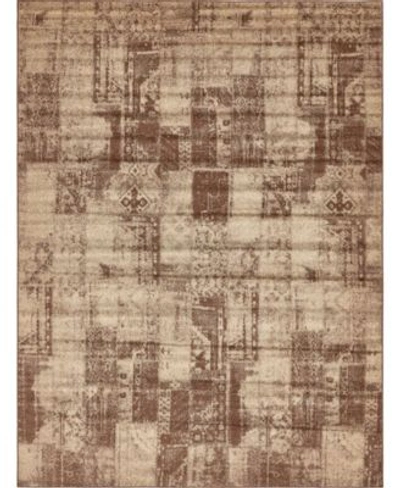 Shop Bayshore Home Jasia Jas07 Area Rug Collection In Brown