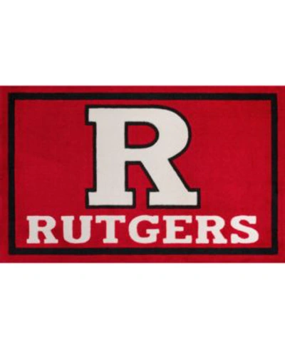 Shop Luxury Sports Rugs Rutgers Colru Red Area Rug