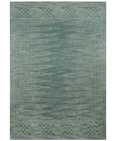 Shop Bb Rugs Nico Nic 153 Teal Area Rug