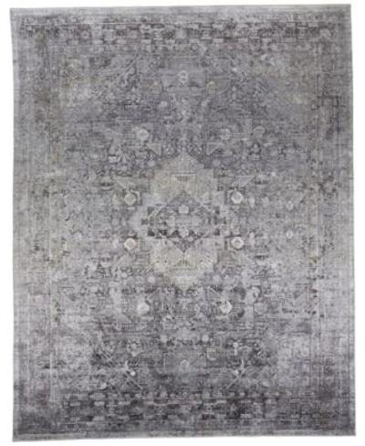 Simply Woven Michaela R3966 Gray Area Rug In Gray