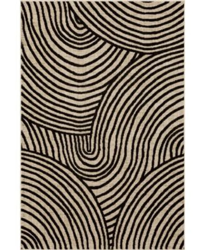 Shop Bobby Berk By Karastan Series 3 Remolino Area Rug In Onyx