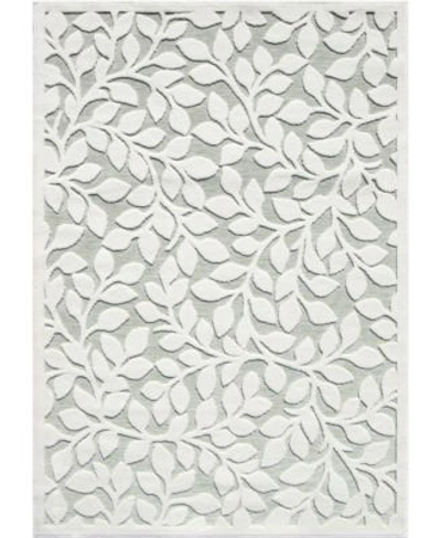 Shop Edgewater Living Closeout  Prima Loop Prl02 Area Rug In White Sage