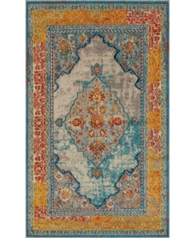 Shop Bayshore Home Brio Bri1 Blue Rug