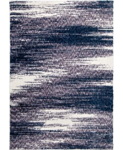 Palmetto Living Closeout Orian Cotton Tail Madrid Area Rug In Denim