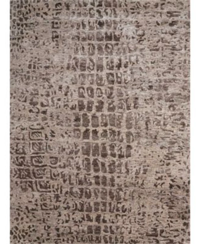 Nourison Gemstone Gem06 Brown Rug In Brown