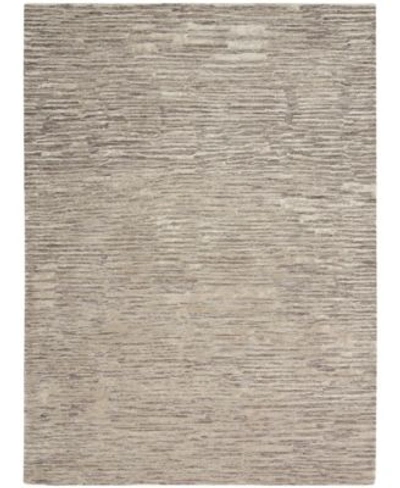 Calvin Klein Ck10 Linear Lnr01 Area Rug In Mist