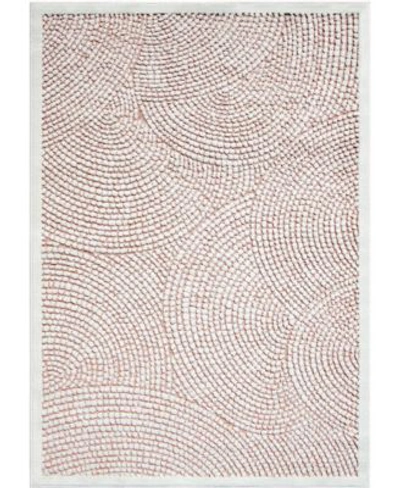 Shop Edgewater Living Closeout  Prima Loop Prl01 Area Rug In Ivory Clay